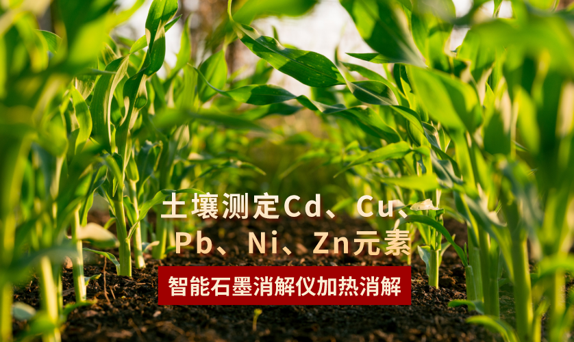 智能石墨消解儀加熱消解土壤測定Cd、Cu、Pb、Ni、Zn元素